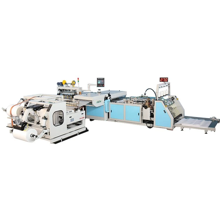 Hete snijden liner inserting machine